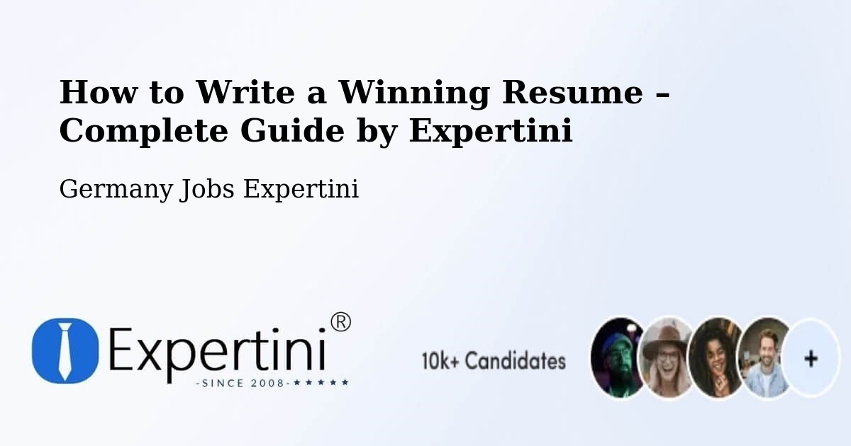 Resume Writing Guide for Job Seekers – Holzkirchen - Holzkirchen, Germany Jobs Expertini